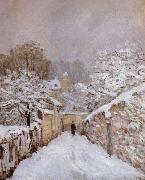 Alfred Sisley Sonw at Louveciennes oil painting on canvas